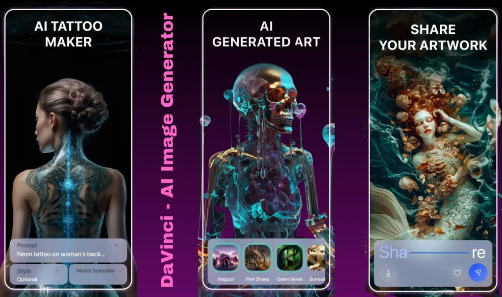 DaVinci AI Art Generator Mod APK