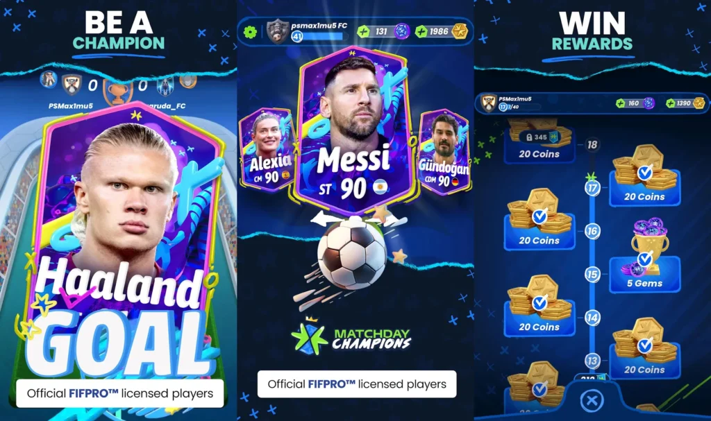 Matchday champions Soccer mod apk